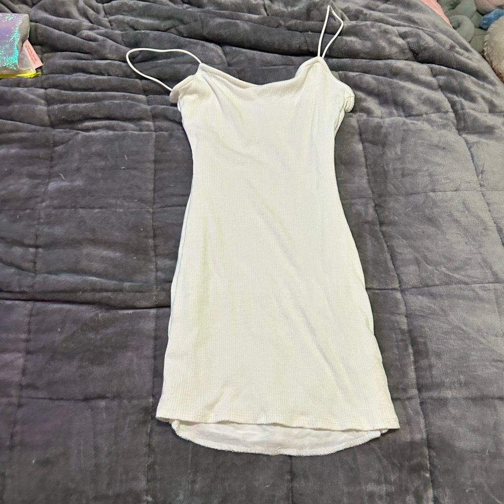 Chic Cream Slip Dress